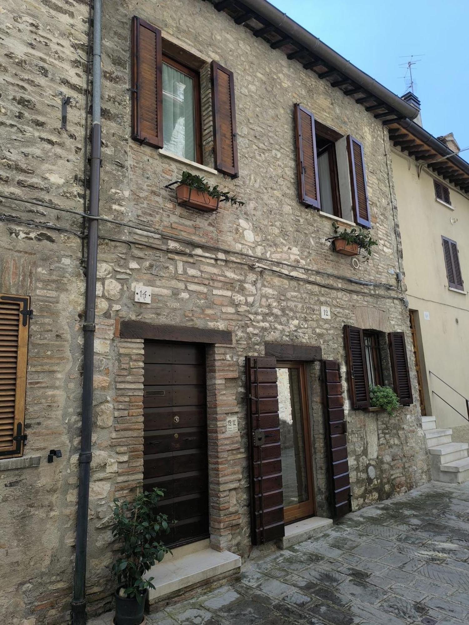 古比奥La Casa Dei Nonni别墅 外观 照片